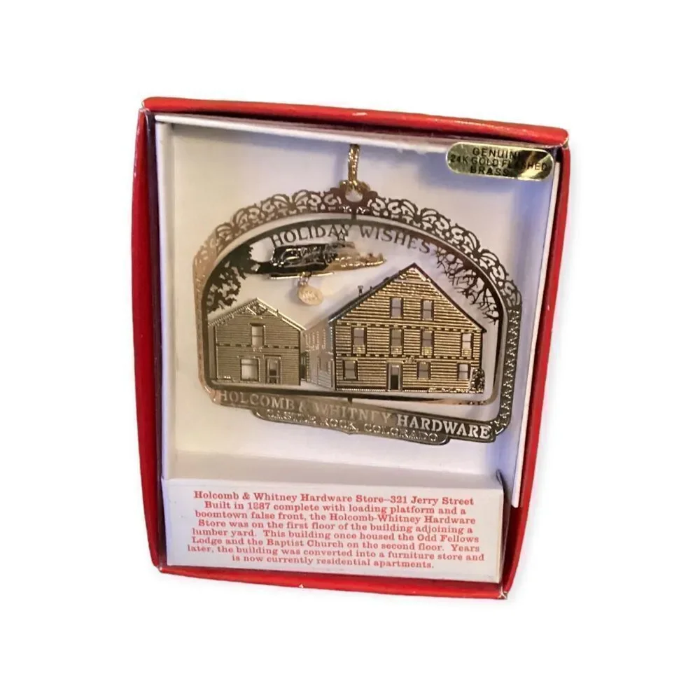 2007 Nation’s Treasures Castle Rock Colorado Christmas Ornament